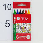 crayones cortos x 6 filgos
