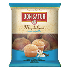 Don Satur magdalenas vainilla 250g.