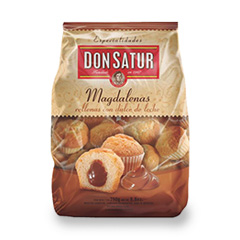 DON SATUR MADALENAS CON DULCE DE LECHE X 250GR