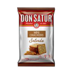 Galletitas Mini Crackers Salvado Don Satur 250 Gr