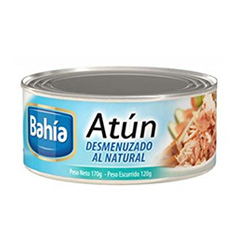 ATUN DESMENUZADO BAHIA NATURAL 170G