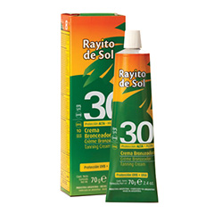 Crema Bronceadora Fps 30 Rayito De Sol 70 Gr