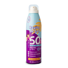 Protector Solar Spray Fps50 Rayito De Sol 250 Ml
