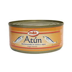 ATUN M&amp;K DESMENUZADO EN ACEITE 170G