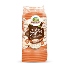 Galletas De Arroz Dulces Multicereal Grandiet 100 Gr