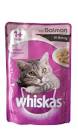 WHISKAS POUCH ADULTO SALMON 85
