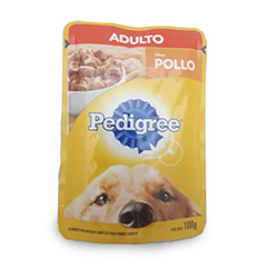 Pedigree Para Perros Adultos Pollo Pouch x 100 Gr.