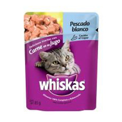 Alimento Para Gatos Pescado Souffle Whiskas 85 Gr