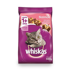 Alimento Para Gatos Whiskas Salmón 500Gr