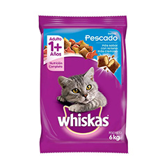 Alimento Para Gatos Pescado Whiskas 6 Kg