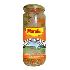 PICKLES MAROLIO VINAG.FCO 200 GR