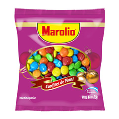 Confites De Mani Marolio X80G