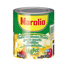 COCTEL DE FRUTAS MAROLIO 4 FRUTAS LIGHT 800G