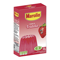 Gelatatina Frutilla Marolio 50 Gr