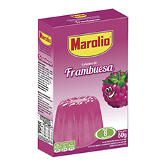 Gelatatina Frambuesa Marolio 50 Gr