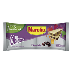 Oblea Chocolate Marolio 4 Un 200 Gr