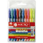 MINI BOLIGRAFOS MICRO X10 