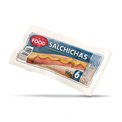 salchichas jet food X 6 unidades 190g