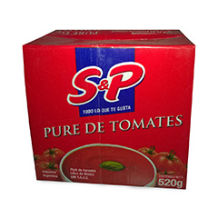 Puré De Tomate S&P X 520Grs.