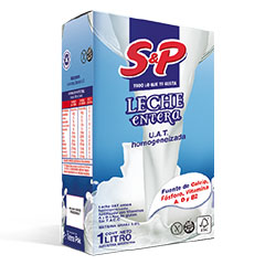 LECHE S&amp;P ENTERA 1L