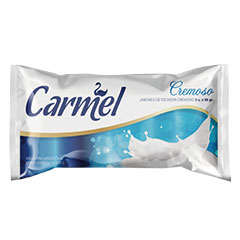 Jabón tocador Carmel tricolor 3x90gr