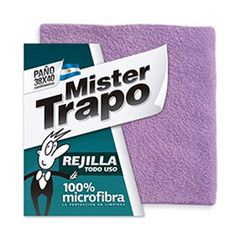 REJILLA MICROFIBRA MISTERTRAPO TODO USO LILA 38 x 40 cm