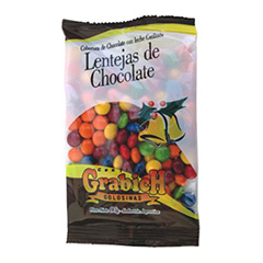 Lentejas de Chocolate Grabich 80 Gr