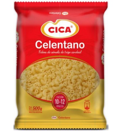FIDEOS CELENTANO CICA X500GS. 