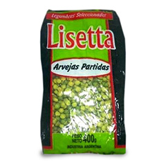 Lisetta Arvejas Partidas 400 Gr.