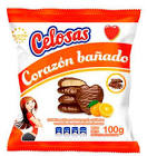 celosas corazon bañado 100g 