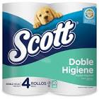 Papel higienico Scott doble hoja Plus Mega 4u x50m