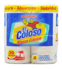 papel higienico el coloso 4un x80mt