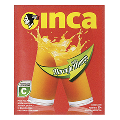 Jugo En Polvo Naranja Mango Inca 20 Gr