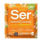 Jugo Ser en polvo naranja/mandarina.