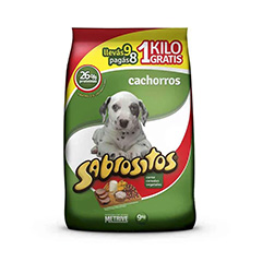 Alimento Para Perros Cachorros Sabrositos 9 Kg