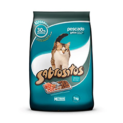 ALIM. P/GATOS SABROSITOS PESCADO X 1 KG