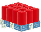 Velas La Paz Rojas Mod.0 X 4U.