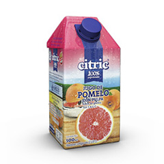 Jugo Citric Pomelo Con Pulpa x 500 Ml.