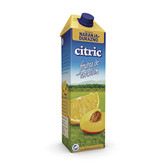 Jugo Citric Naranja- Durazno Con Pulpa x 1 Lt.