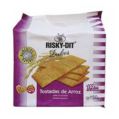 Tostadas De Arroz Risky Dit Dulces x 150 Gr.
