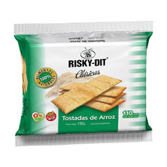 Tostadas De Arroz Risky Dit Clásicas x 150 Gr.