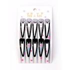 clip negros para cabello ogib x12un 