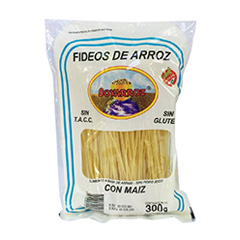 fideos de arroz y maiz