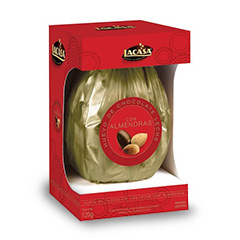 huevo de chocolate con almend. 120g.