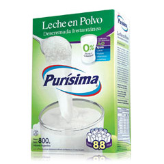 Leche Purisima En Polvo Descremada Inst 800 Grs_unidad