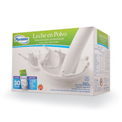Leche En Polvo Descremada Instantanea Purisima 150 Gr