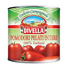 Tomates enteros Canale con albahaca x 400 gr.