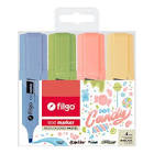 RESALTADOR FILGO TEX MARKER PASTEL CANDY X4 BISELAD 