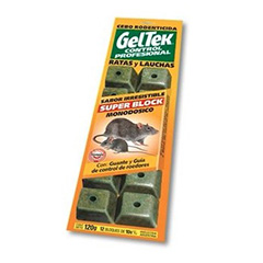 INSECTICIDA BLOQUE CEBO PARA RATA GELTEK