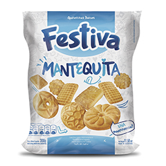 Galletitas Sabor Mantequita Festival 300 Gr